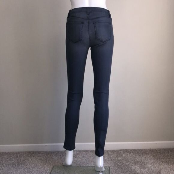 J BRAND Mid Rise Super Skinny Jeans in Gray - 25 - Picture 4 of 9